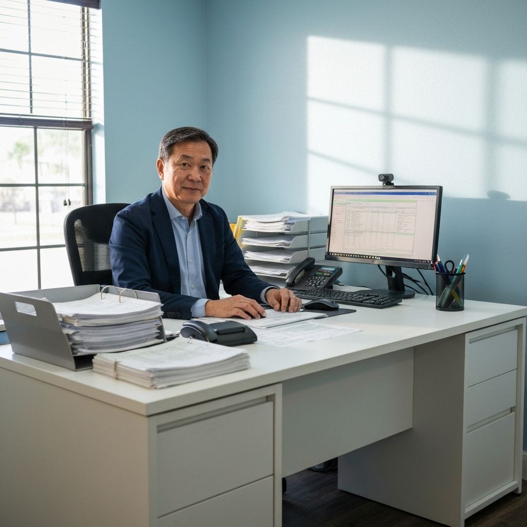 Tax preparation office